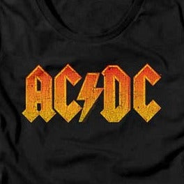 Junior's ACDC Distress Orange T-Shirt product image 2