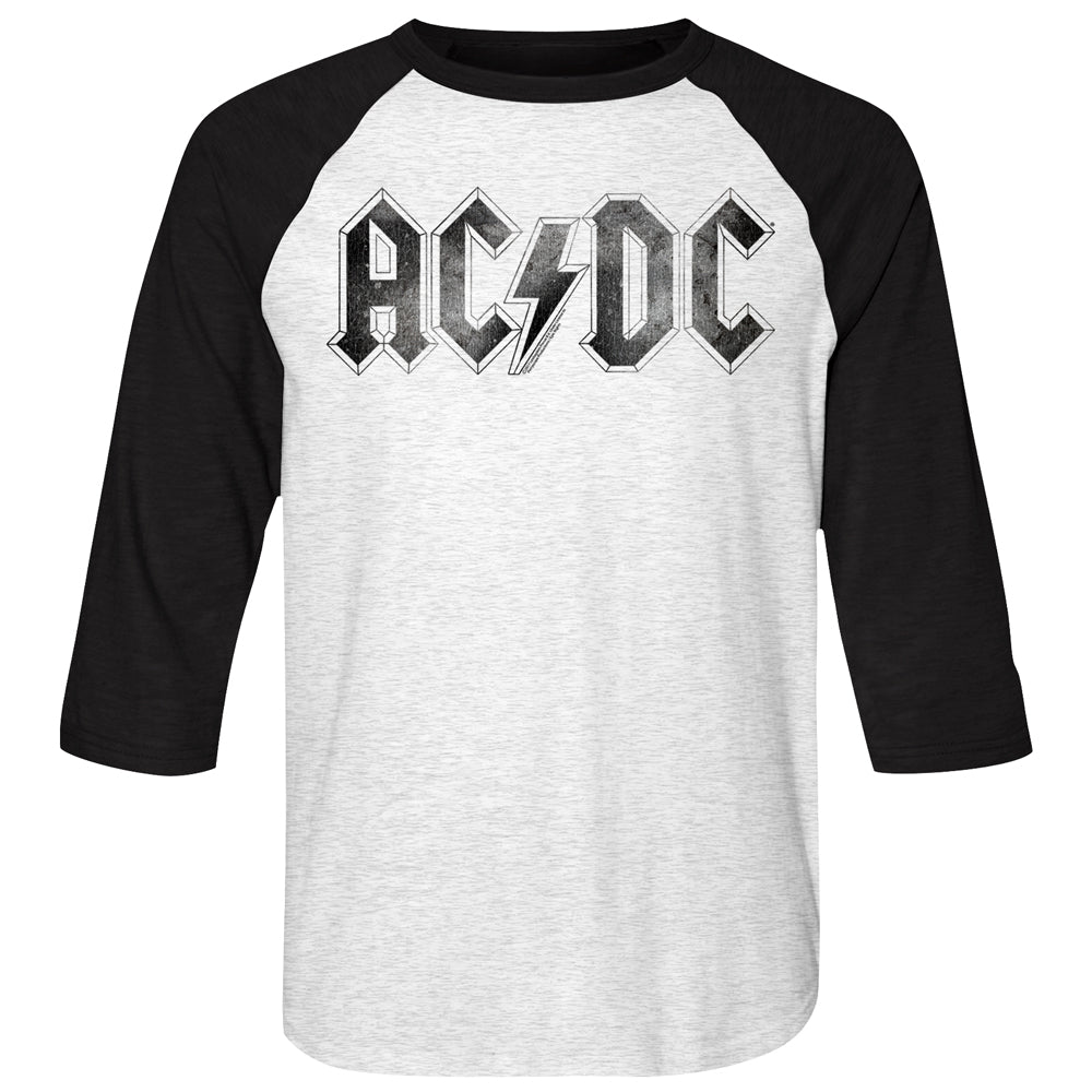 ACDC Logo Distress Raglan T-Shirt product image 1