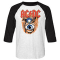 Men's ACDC Vintage Fly On Wall Raglan Tee product image 1