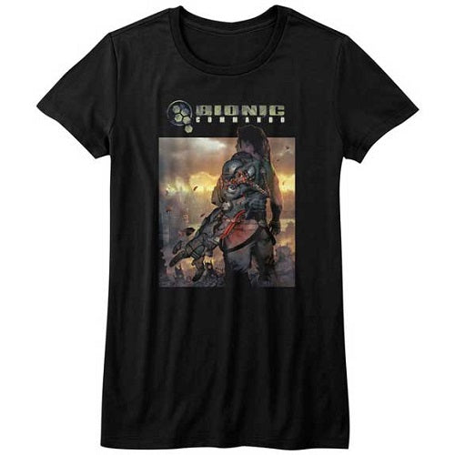Junior's Bionic Commando The World Burn T-Shirt product image 1