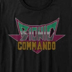 Junior's Bionic Commando Pixel Logo T-Shirt product image 2
