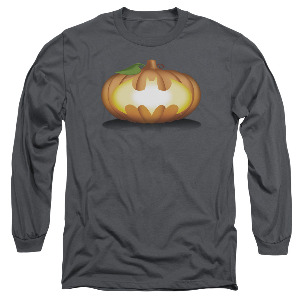 Men's Batman Bat Pumpkin Logo Long Sleeve Tee product image 1