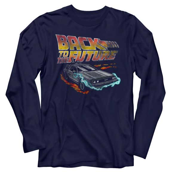 Men's Back To The Future Long Sleeve Tee product image 1
