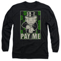 Men's Monopoly Pay Me Long Sleeve T-Shirt product image 1