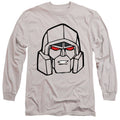 Men's Transformers Megatron Head Long Sleeve Tee product image 1