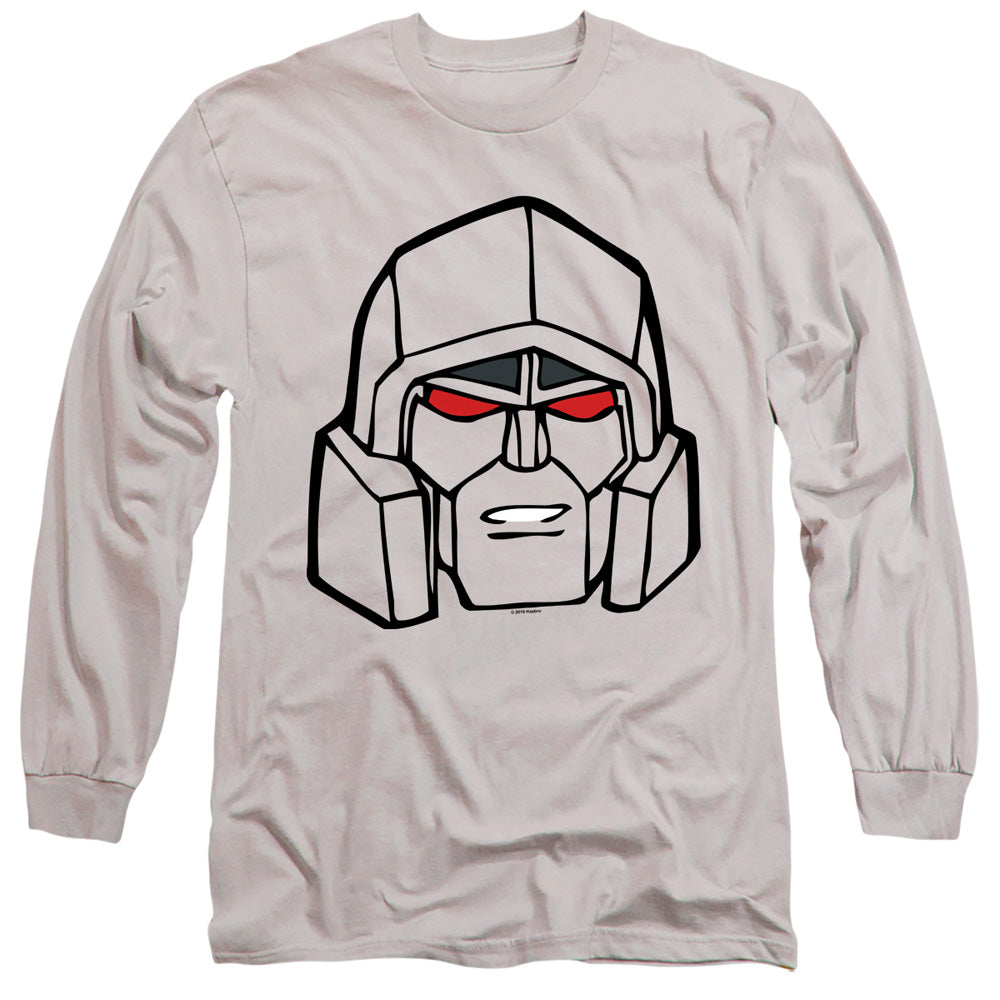 Men's Transformers Megatron Head Long Sleeve Tee product image 1
