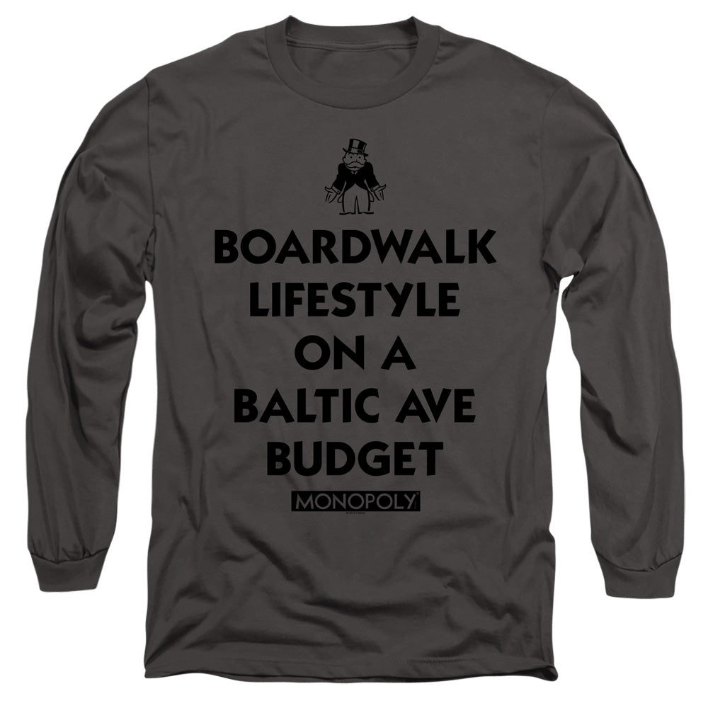 Men's Monopoly Lifestyle Vs Budget Long Sleeve T-Shirt product image 1