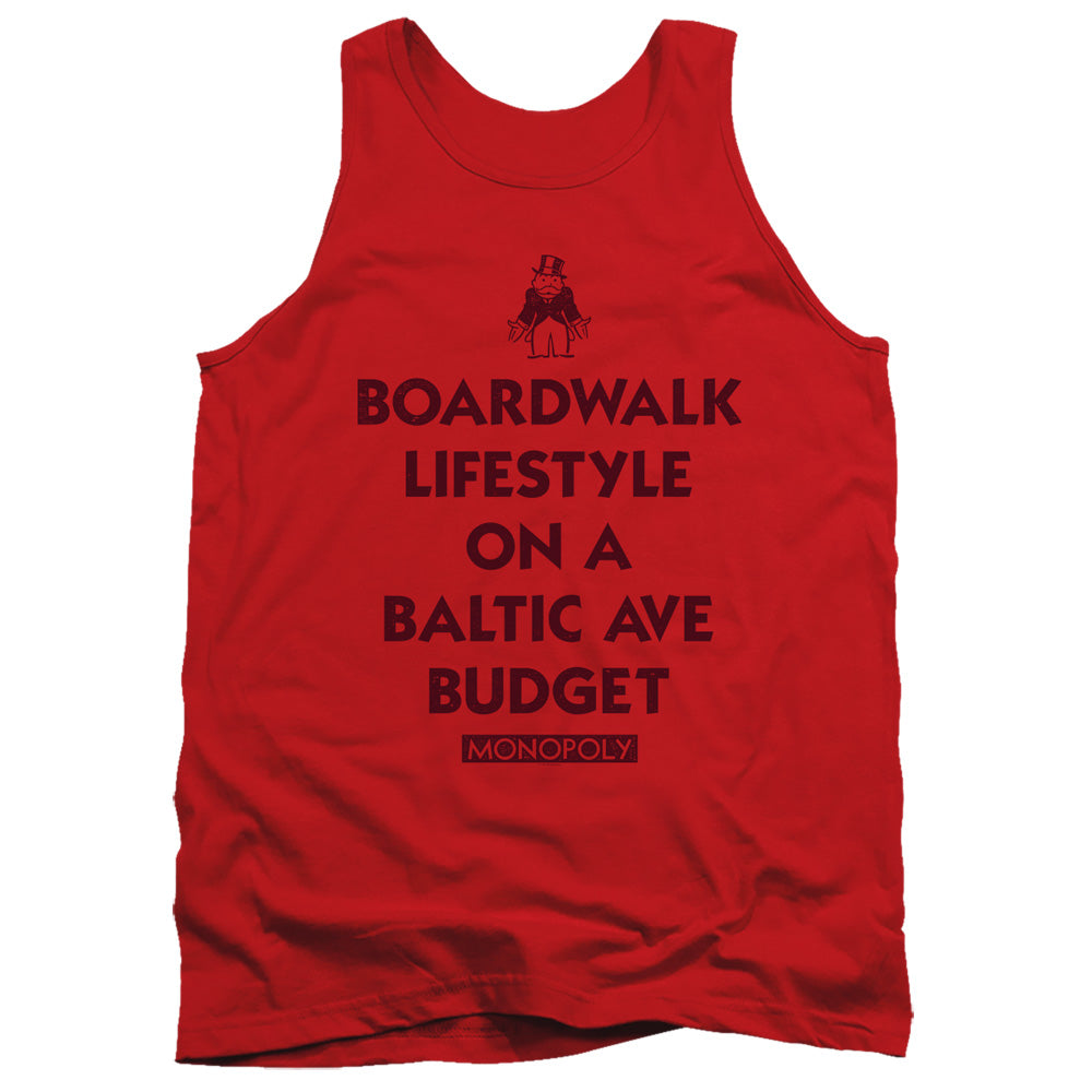 Men's Monopoly Lifestyle Vs Budget Tank Top