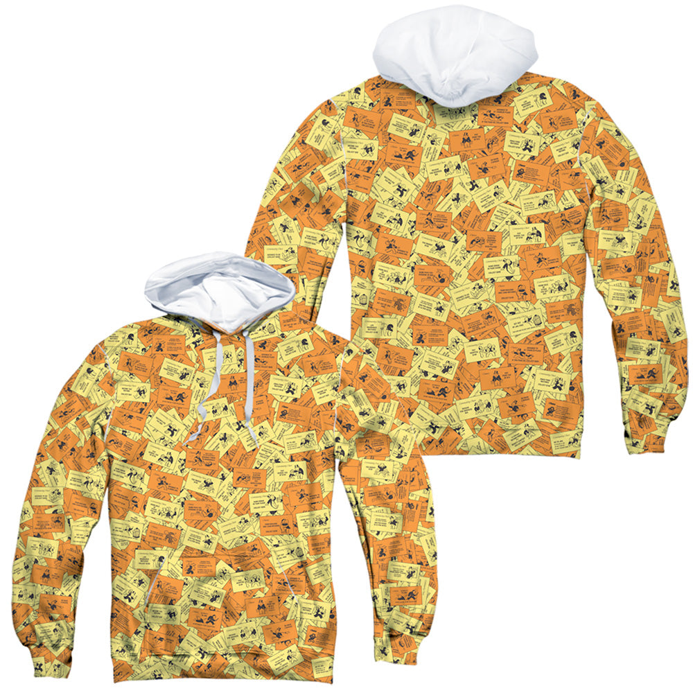 Monopoly Chance Chest Cards Sublimated Pullover Hoodie product image 3