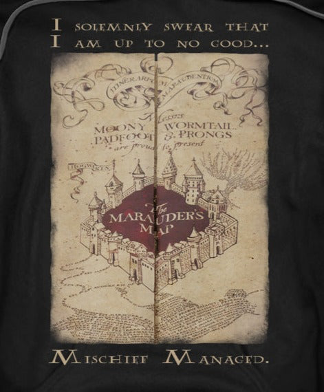Harry Potter Marauders Map Words Pullover Hoodie product image 2