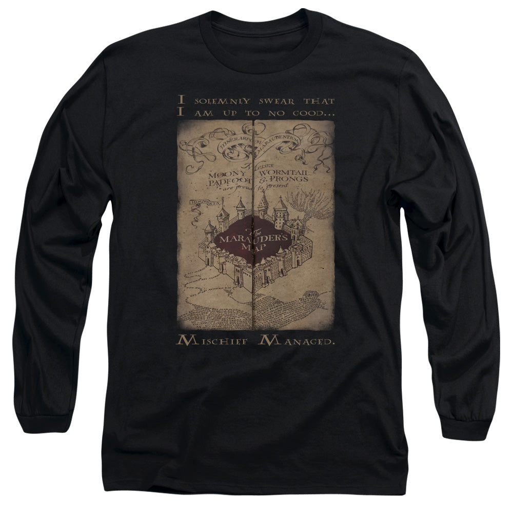 Harry Potter Marauders Map Words Long Sleeve Tee product image 1