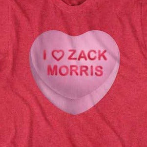 Saved By The Bell Zack Candy Heart T-Shirt product image 2