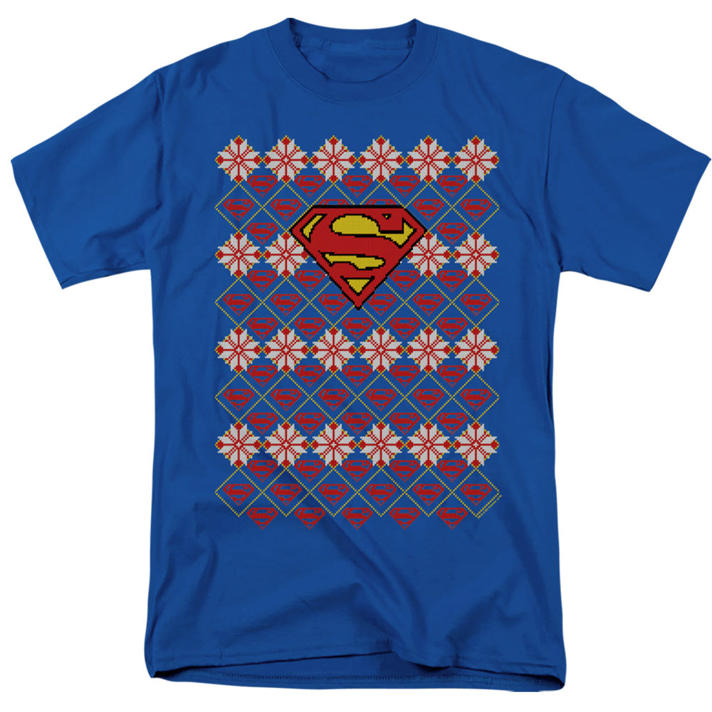 Men's Superman Christmas Sweater Tee product image 1