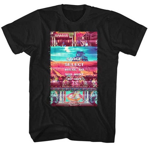 Men's Street Fighter Stage Select Lightweight Tee product image 1