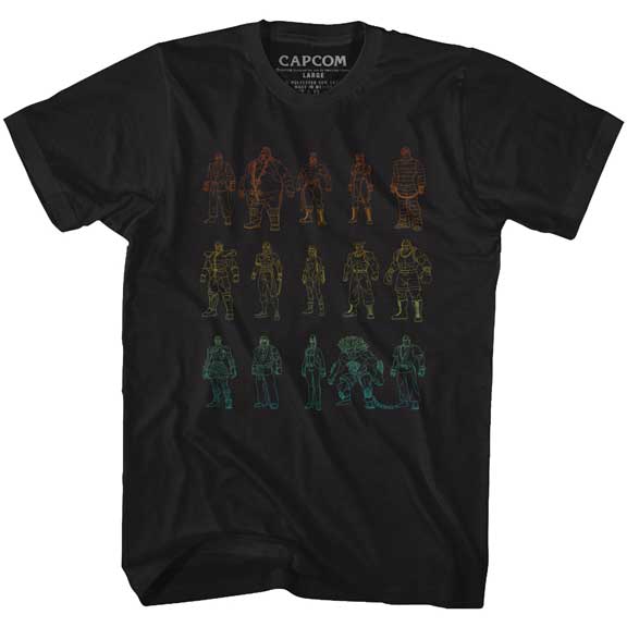 Street Fighter Outlines Tee product image 1