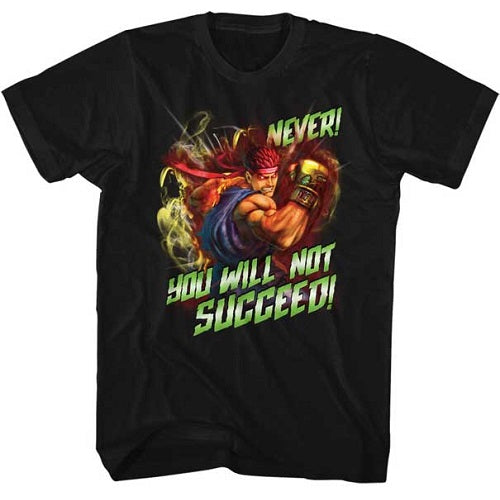 Men's Street Fighter Never Succeed Lightweight Tee product image 1