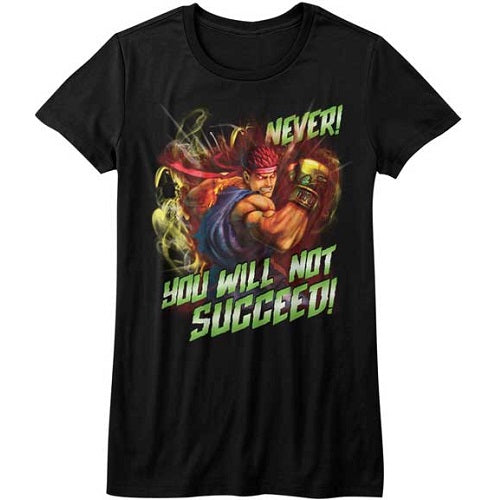 Junior's Street Fighter Never Succeed Tee product image 1
