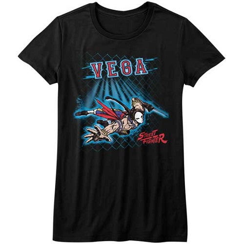 Junior's Street Fighter Vega Fence Tee product image 1