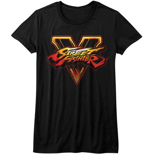 Junior's Street Fighter Sfv Logo Tee product image 1