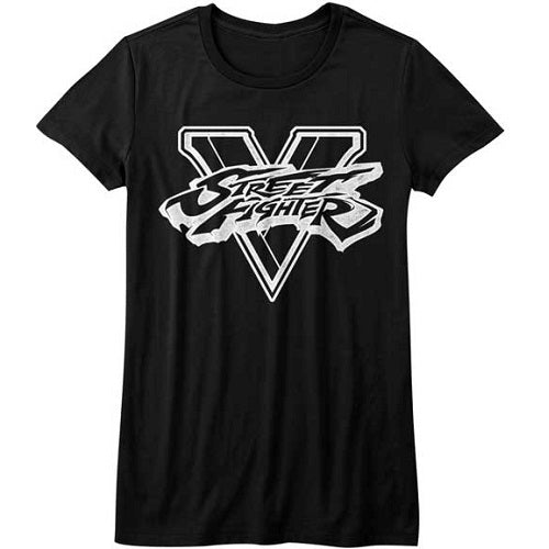 Junior's Street Fighter Sfv Bw Tee product image 1