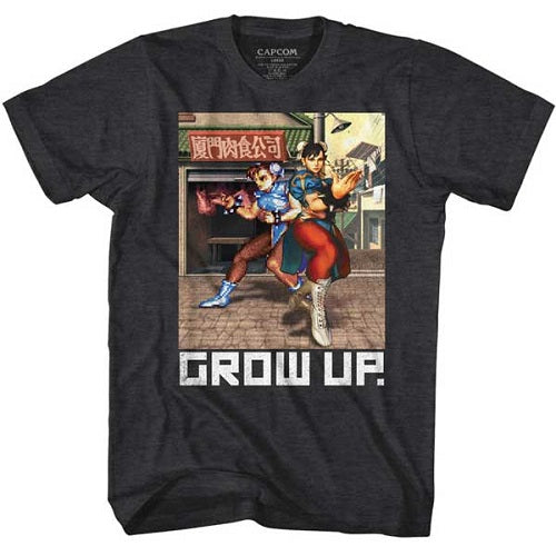 Men's Street Fighter Grow Up Lightweight Tee product image 1