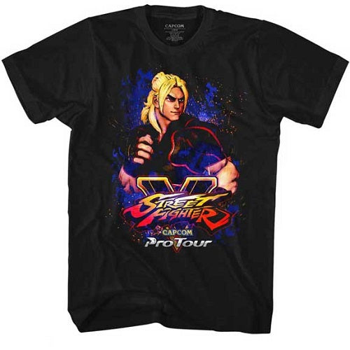 Men's Street Fighter Pro Tour - Ken Lightweight Tee product image 1