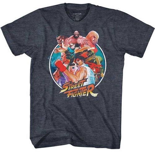 Men's Street Fighter Group Circle Lightweight Tee product image 1