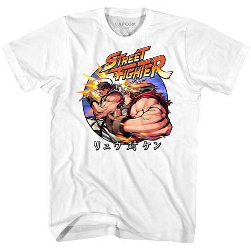 Men's Street Fighter Ryu Vs Ken Lightweight Tee product image 1