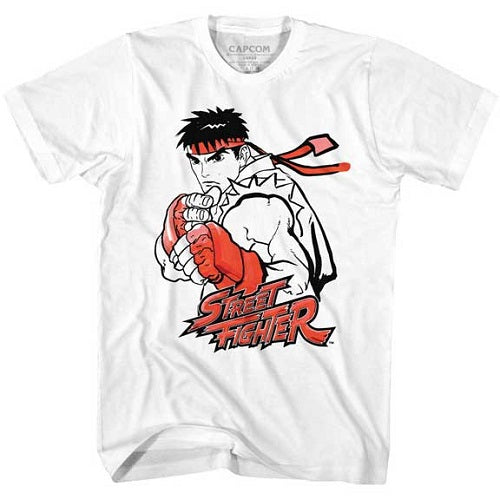 Men's Street Fighter Ryu Red Lightweight Tee product image 1
