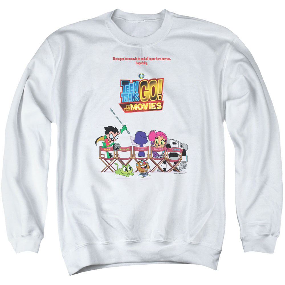 Men's Teen Titans Go! Poster Crewneck Sweatshirt